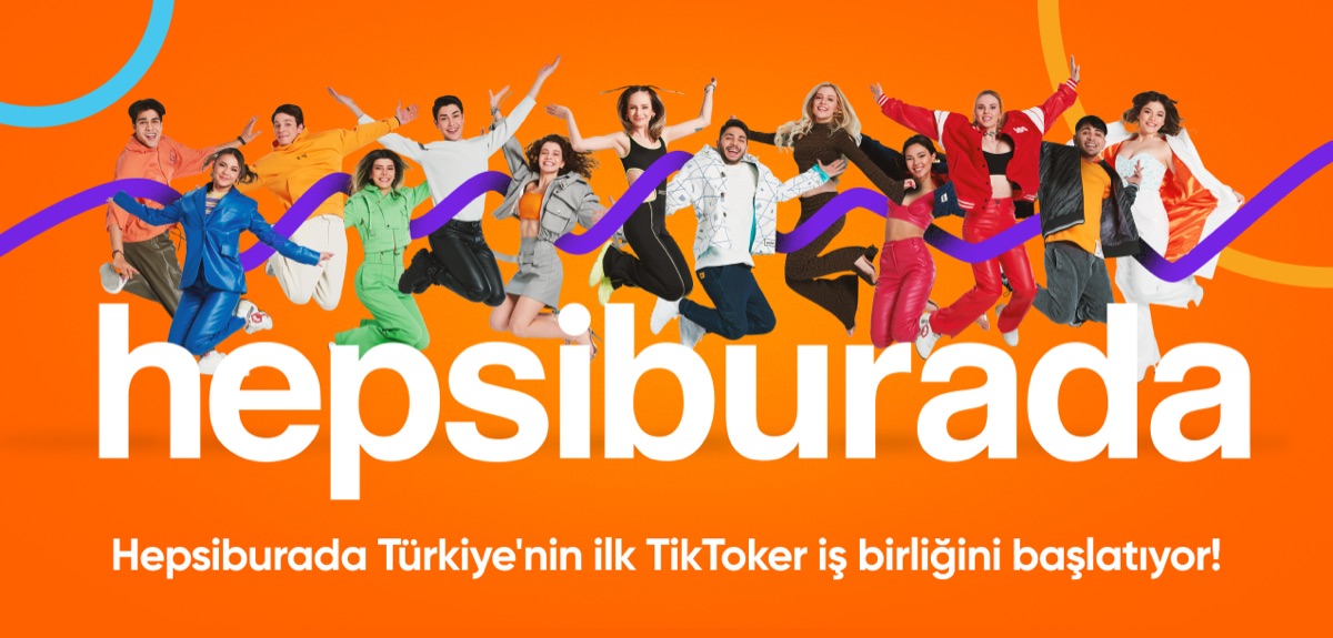 Hepsiburada TikToker iş birliği görseli